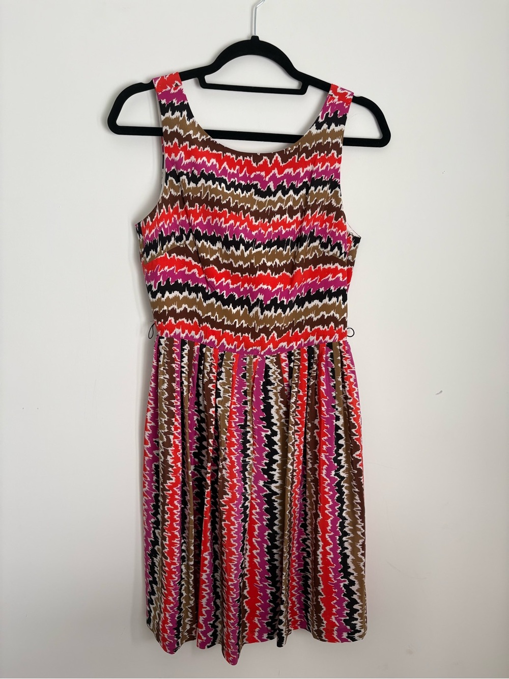 Trina Turk Silk Printed Fit & Flare Dress Size 4 NWT Made in USA